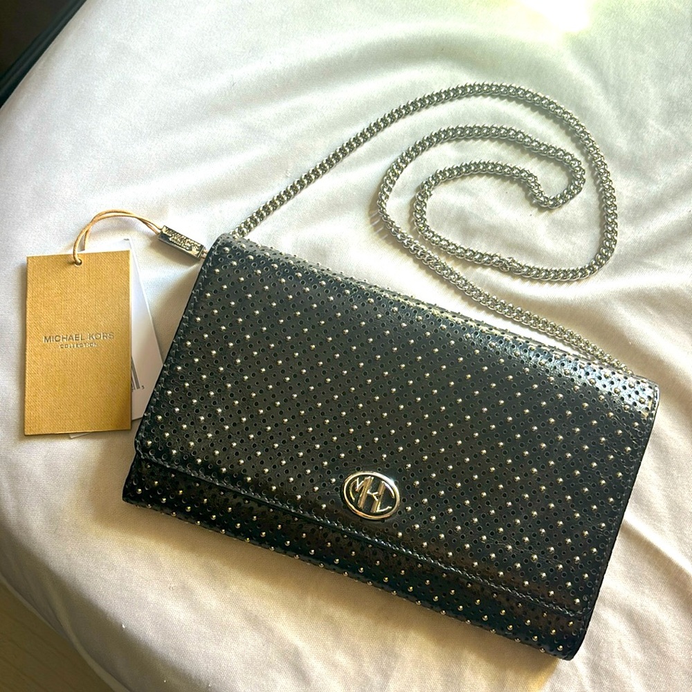 Michael Kors Collection - Purse - Black Vintage Leather